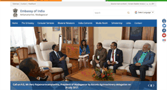 Desktop Screenshot of embassyofindia.mg